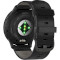 Смарт-годинник GARMIN Venu 3 45mm Slate Stainless Steel Bezel with Black Case and Black Leather Band (010-02784-52)