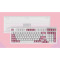 Клавіатура бездротова FL ESPORTS FL980 V2 Kailh Box Blueberry Ice Cream Switch Sakura Pink