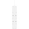 Сетевой фильтр BELKIN Surge Protector White, 4 розетки, 1xUSB-C, 1xUSB, 2м (SRB001VF2M)