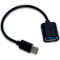 Адаптер OTG USB3.1 Type-C/USB AF Black (S0808)