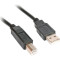 Кабель USB 2.0 AM/Type-B 1.5м Black (S0519)