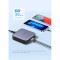 Зарядное устройство UGREEN CD271 Nexode GaN 200W 4xUSB-C, 2xUSB-A, Desktop Charger Black (40914)