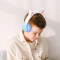 Наушники HOCO W42 Cat Ears Crystal Blue