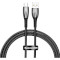 Кабель BASEUS Glimmer Series Fast Charging Data Cable USB to Type-C 100W 1м Black (CADH000401)