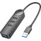 USB-хаб BOROFONE DH5 Erudite USB-A to 1xUSB3.0, 3xUSB2.0 (0.2m)