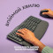 Клавиатура беспроводная LOGITECH Wave Keys Ergonomic Keyboard Graphite (920-012304)