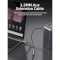 Кабель-удлинитель CABLETIME mini-jack 3.5mm 0.3м Black (CF11D)