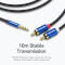 Кабель VENTION 3.5mm Male to 2RCA Male Audio Cable mini-jack 3.5 мм - 2RCA 1.5м Blue (BCPLG)