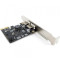 Контроллер PCIe to 2xUSB3.0 (B00156)