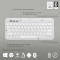 Клавиатура беспроводная LOGITECH Pebble Keys 2 K380s Tonal White (920-011852)
