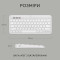 Клавіатура бездротова LOGITECH Pebble Keys 2 K380s Tonal White (920-011852)
