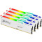 Модуль пам'яті KINGSTON FURY Beast RGB White DDR5 5600MHz 128GB Kit 4x32GB (KF556C40BWAK4-128)
