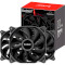 Комплект вентиляторов PCCOOLER DN-120 Black 3-Pack (F3-A120BKNN3-GL)