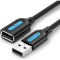 Кабель-подовжувач VENTION USB 2.0 AM/AF Extension Cable 3м Black (CBIBI)