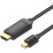 Кабель VENTION Mini DisplayPort - HDMI 1.5м Black (HAHBG)