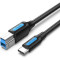 Кабель VENTION USB 3.0 CM/BM 0.5м Black (CQVBD)