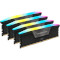 Модуль пам'яті CORSAIR Vengeance RGB Black DDR5 6000MHz 96GB Kit 4x24GB (CMH96GX5M4B6000C30)