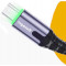 Кабель ESSAGER LED Light USB Charging & Data Cable USB-A to Micro-USB 2.4A 2м Black (EXCM-XGA0G)