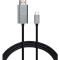 Кабель VINGA USB-C - HDMI v1.4 1.5м Black (VCPVCCH1415)