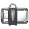Флэшка SANDISK Ultra Dual m3.0 128GB Black/Silver (SDDD3-128G-G46)
