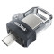 Флэшка SANDISK Ultra Dual m3.0 128GB USB+Micro-B3.0 Black/Silver (SDDD3-128G-G46)