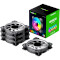 Комплект вентиляторов GAMEMAX DRH400 Black 4-Pack