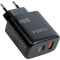 Зарядное устройство VINGA GaN 65W PD+QC 1C1A ports Wall Charger Black (VCPCHCA65B)