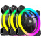 Комплект вентиляторів DARKFLASH DR11 ARGB Black 3-Pack