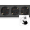 Подовжувач HAMA 6-Way Power Strip Black, 6 розеток, 5м (00137266)