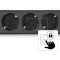 Удлинитель HAMA 6-Way Power Strip Black, 6 розеток, 5м (00137266)