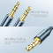 Кабель ESSAGER Monster 3.5mm Male to Male Aux Audio Cable mini-jack 3.5mm 0.5м Gray (EYP35-DYB0G)