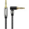 Кабель ESSAGER 90 Degree 3.5mm Jack Audio Cable mini-jack 3.5mm 1.5м Black (EYP35-WTA01)