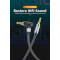 Кабель ESSAGER 90 Degree 3.5mm Jack Audio Cable mini-jack 3.5mm 1.5м Black (EYP35-WTA01)