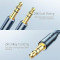 Кабель ESSAGER Monster 3.5mm Male to Male Aux Audio Cable mini-jack 3.5mm 1.2м Gray (EYP35-DY0G)