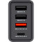 Зарядний пристрій VERBATIM 30W 1xUSB-C, 3xUSB-A, PD3.0, QC3.0 Wall Charger Black