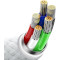 Кабель BASEUS Glimmer Series Fast Charging Data Cable Type-C to Lightning 20W 1м White (CADH000002)
