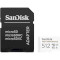 Карта памяти SANDISK microSDXC High Endurance 512GB UHS-I U3 V30 Class 10 + SD-adapter (SDSQQNR-512G-GN6IA)