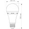 Лампа аккумуляторная LED TITANUM Filament A68 E27 10W 4000K 220V (TL-EMA68-10274)