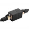 З'єднувач крученої пари UGREEN NW114 RJ-45 Ethernet Cable Extender Adapter екранований Black (20390)