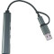 USB-хаб DYNAMODE 4-in1 USB-C to 1xUSB3.0, 3xUSB2.0 Gray (DM-UH-312AC)