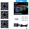 Комплект вентиляторів LIAN LI Uni Fan TL LCD 120 Black 3-Pack (G99.12TLLCD3B.00)