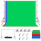 Хромакей PULUZ 290x200см, Green/Blue/Red, з тримачем (PKT5205)