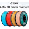 Пластик (філамент) для 3D принтера ESUN ABS+ 2.85mm, 1кг, Red (ABS+285R1)