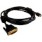 Кабель HDMI - DVI 5м Black (B00339)