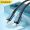 Кабель ESSAGER Sunset 20W Charging Cable Type-C to Lightning 0.5м Black (EXCTL-CGB01)