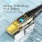 Кабель ESSAGER Interstellar Transparent Design Charging Cable USB-A to Type-C 100W 0.3м Black (EXCT-XJB01-P)
