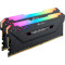 Модуль памяти CORSAIR Vengeance RGB Pro Black DDR4 3200MHz 32GB Kit 2x16GB (CMW32GX4M2E3200C16)