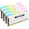 Модуль пам'яті CORSAIR Vengeance RGB Pro SL White DDR4 3600MHz 32GB Kit 4x8GB (CMH32GX4M4D3600C18W)