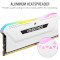 Модуль памяти CORSAIR Vengeance RGB Pro SL White DDR4 3600MHz 32GB Kit 4x8GB (CMH32GX4M4D3600C18W)