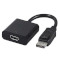 Адаптер CABLEXPERT DisplayPort - HDMI 0.1м Black (A-DPM-HDMIF-002)